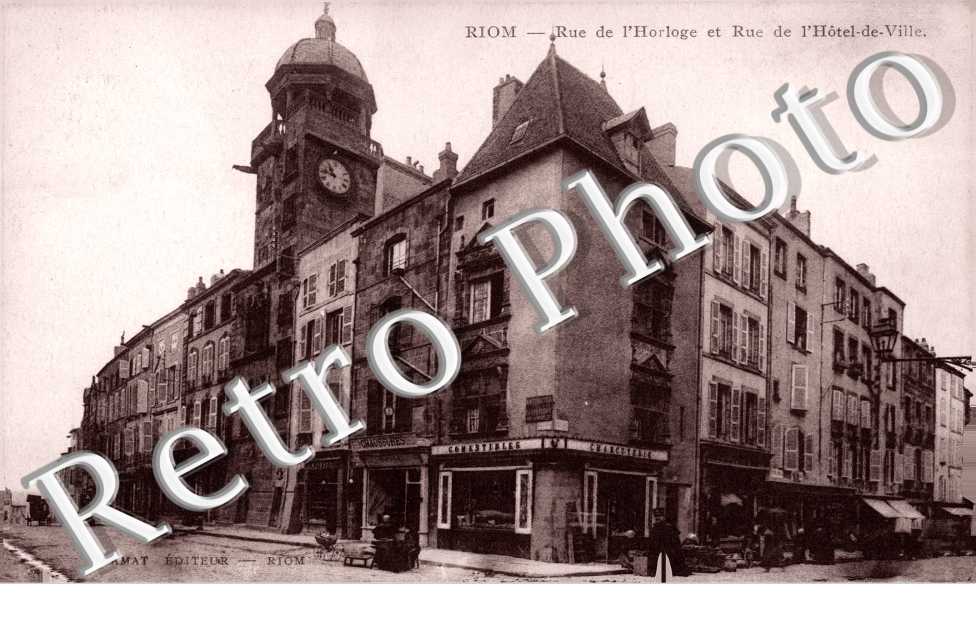 rue de l'Horloge et rue de l'Hotel de Ville