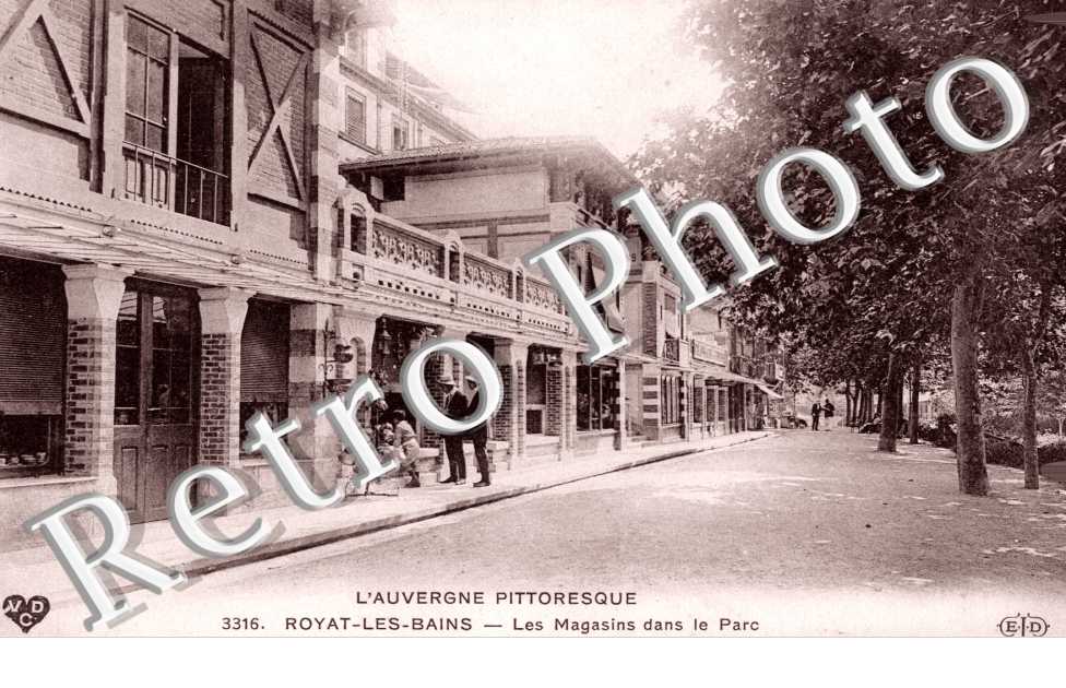 Les magasins dans le parc