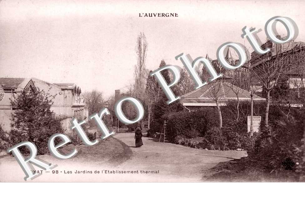Les jardins de l'Etablissement Thermal