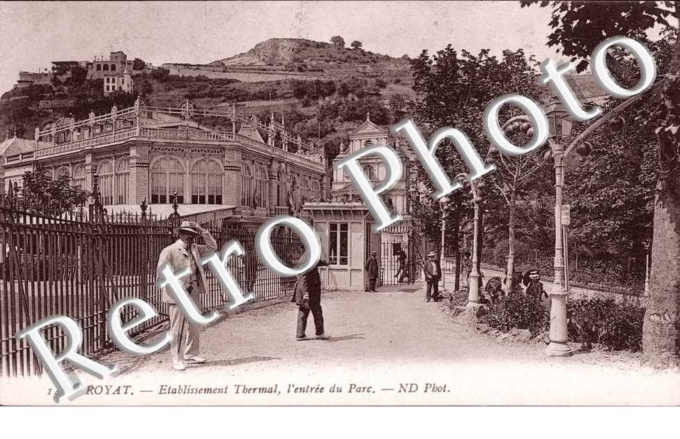 Etablissement Thermal, l'Entree du Parc
