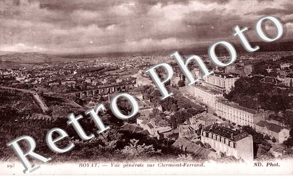 Vue Generale sur Clermont-Ferrand