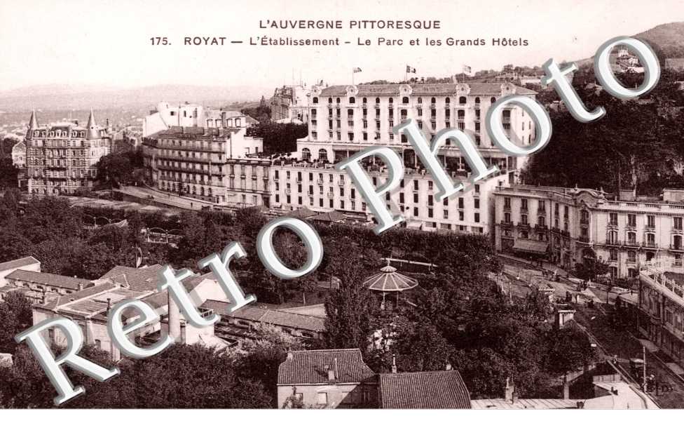 le parc et les grands hotels