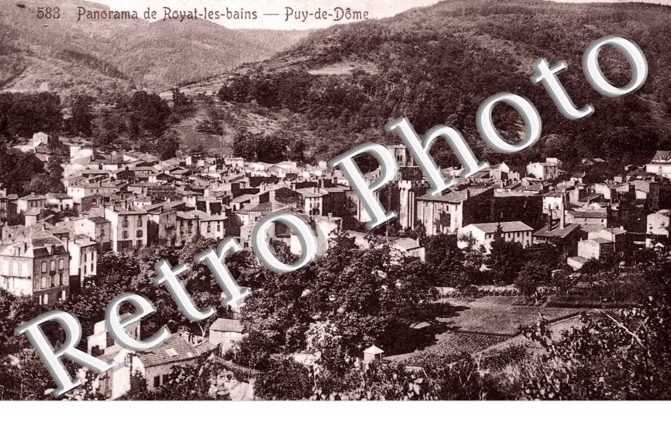 Vue generale et le Puy de Dome