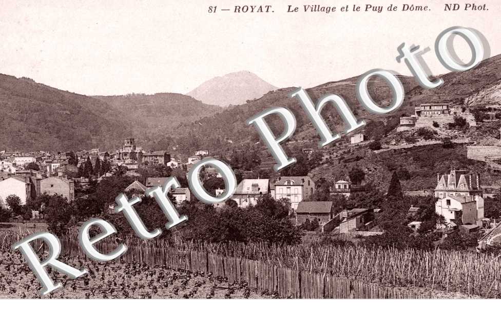 Vue generale et le Puy de Dome