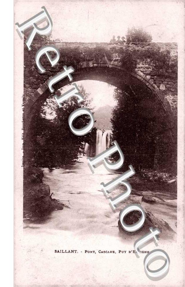 Pont Cascade Puy d'Eraigne