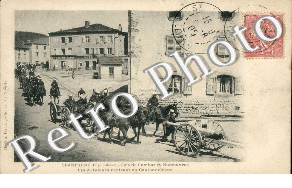 Tirs de combat - manoeuvres - artilleurs rentrant au cantonnement