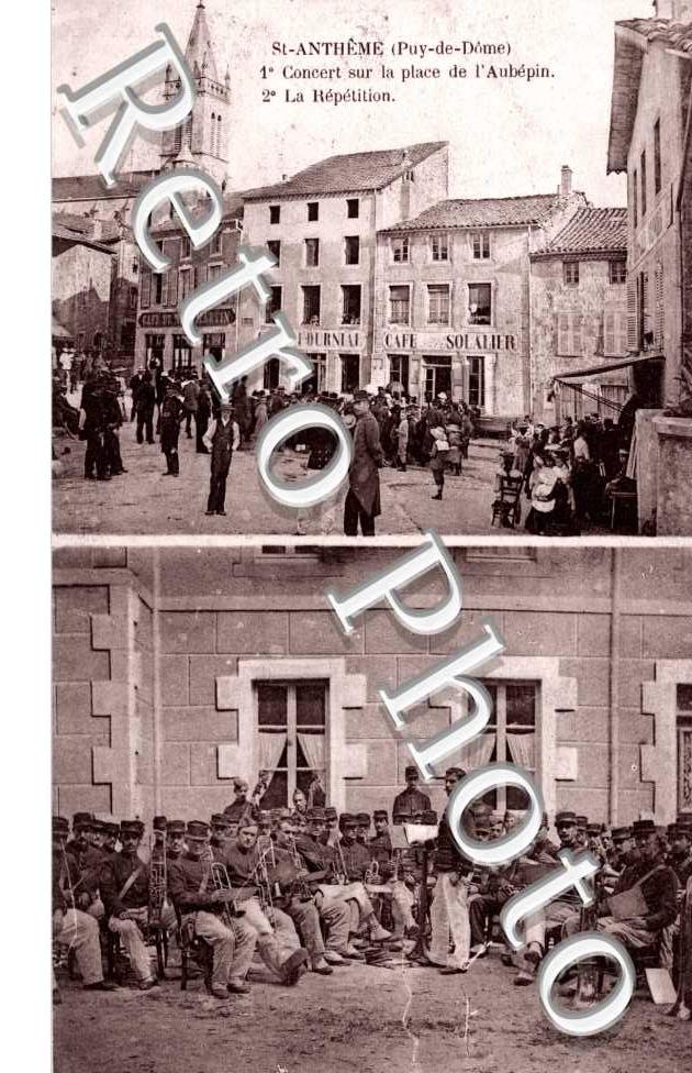 Concert sur la place de l'Aubepin
