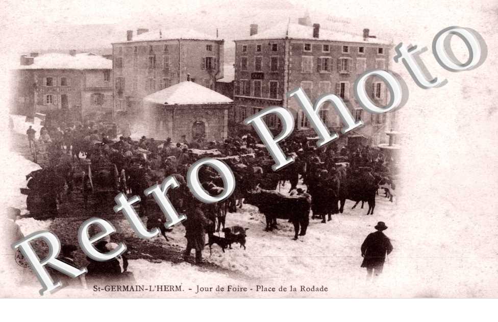 Place de la Rodade Un jour de fete