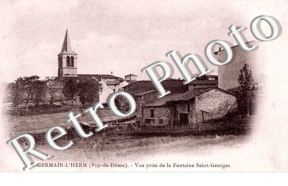 Vue prise de la Fontaine Saint-Georges