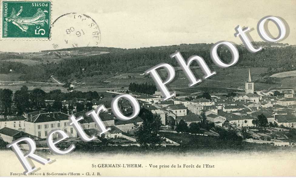 Vue prise de la Foret de l'Etat