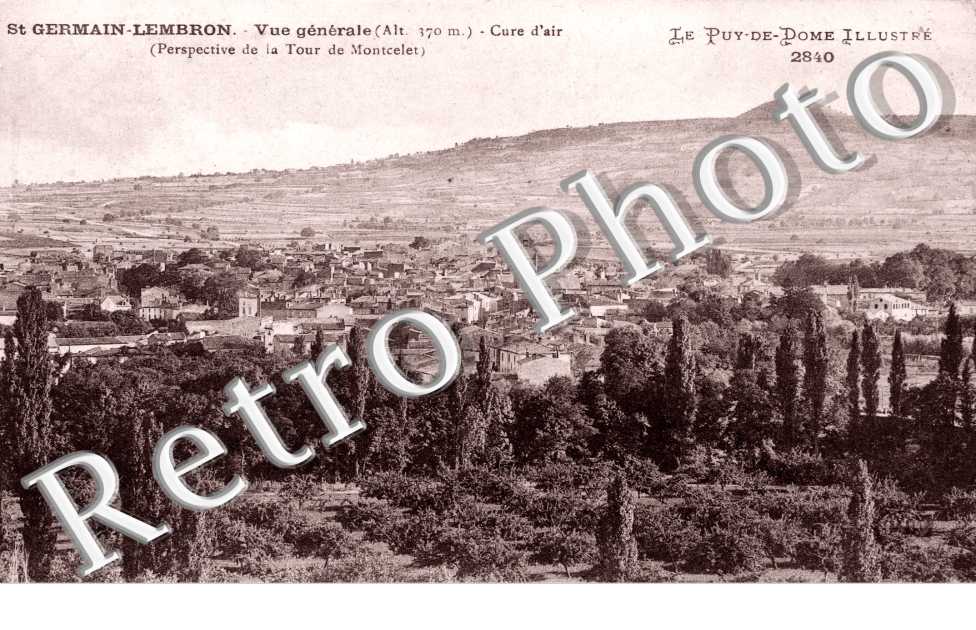 Vue Generale, Cure d'Air, Perspective de la Tour de Montcelet