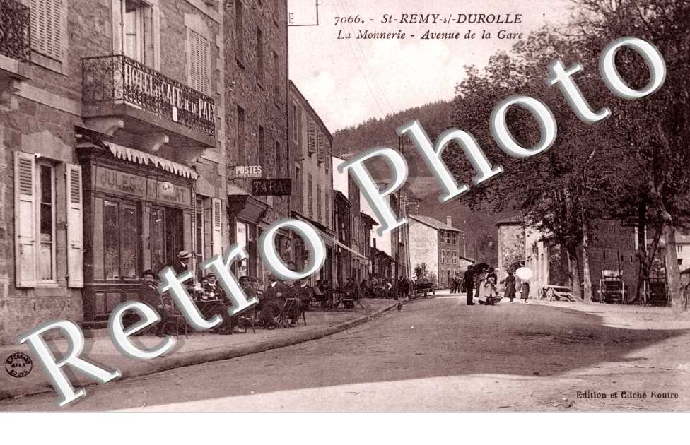 Avenue de la gare La monnerie