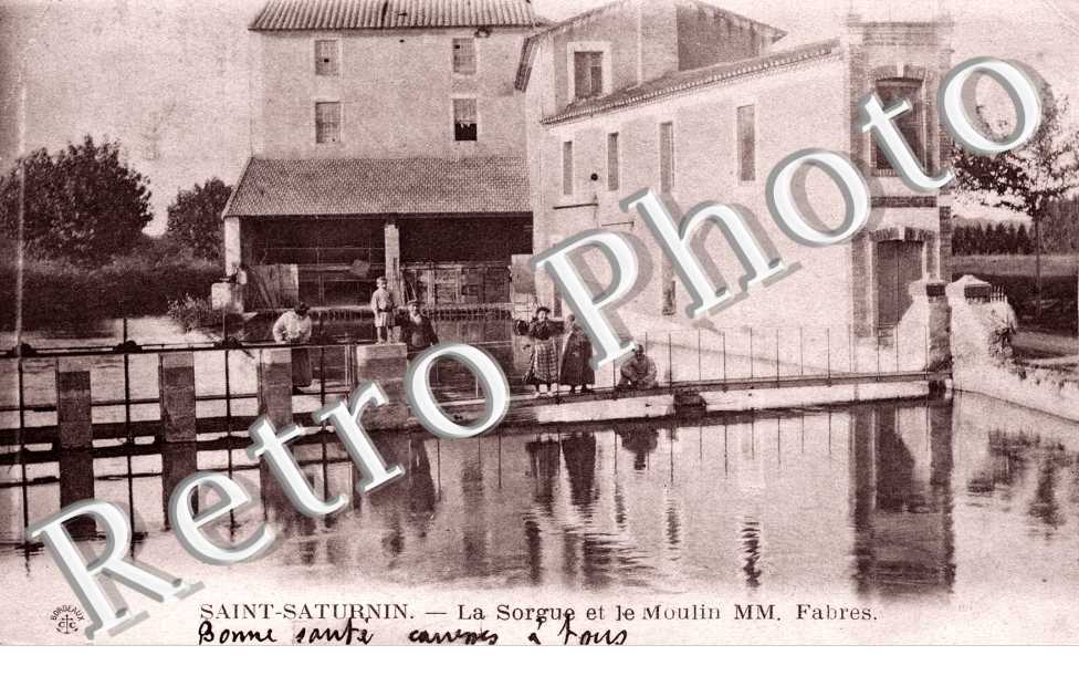 la Sorgue et le Moulin MM. Fabres