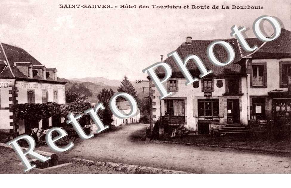 Hotel des touristes et route de La Bourboule
