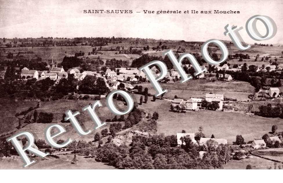 vue generale et Ile aux Mouches