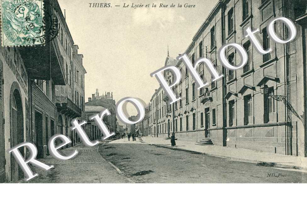 Lycee et Rue de la Gare