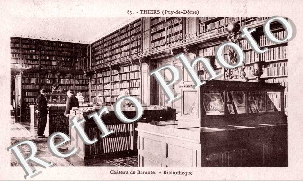 Chateau de Barrante - la bibliotheque