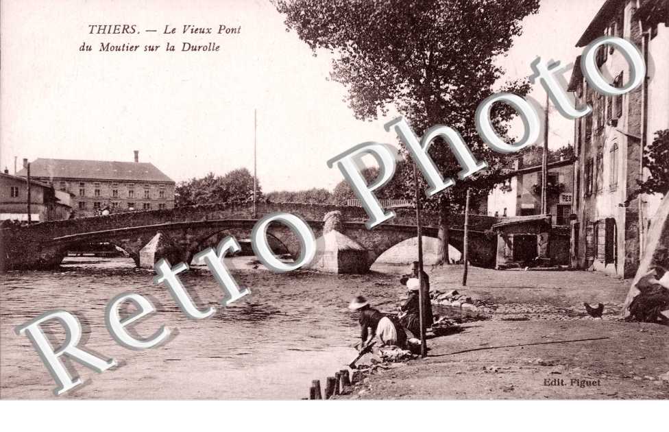 Le Vieux Pont du Moutier sur la Durolle