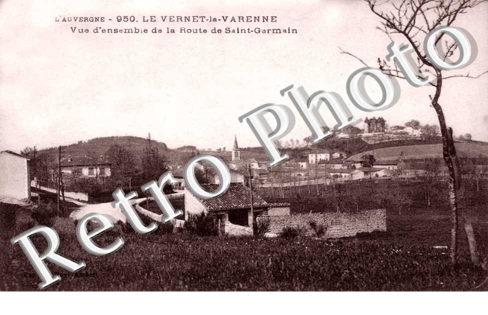 Vue generale et Route de Saint Germain