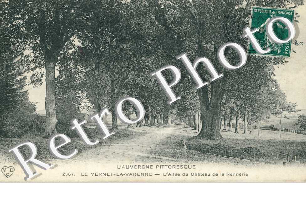 Allée du château de la Rennerie