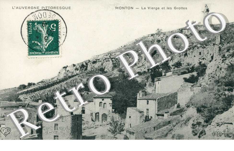 MONTON. la Vierge et les Grottes