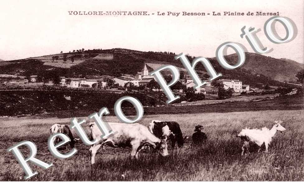 le Puy Besson, la Plaine de Marsal