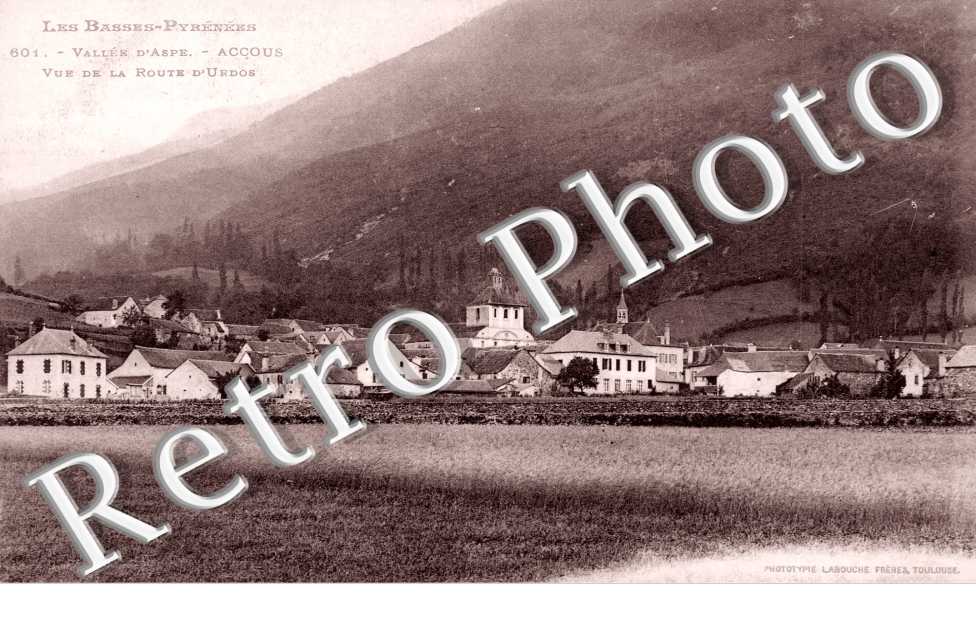 Vue de la route d'Urdos