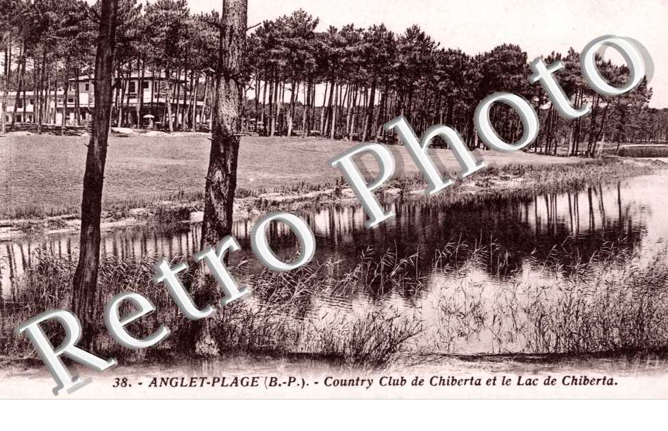 Country club de Chiberta et le lac de Chiberta