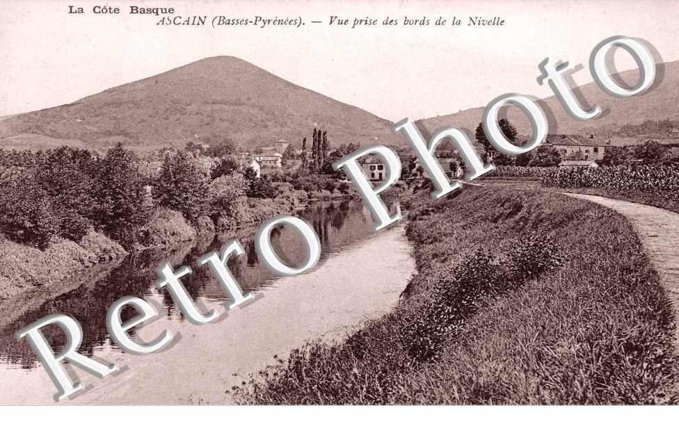 Vue prise des bords de la Nivelle