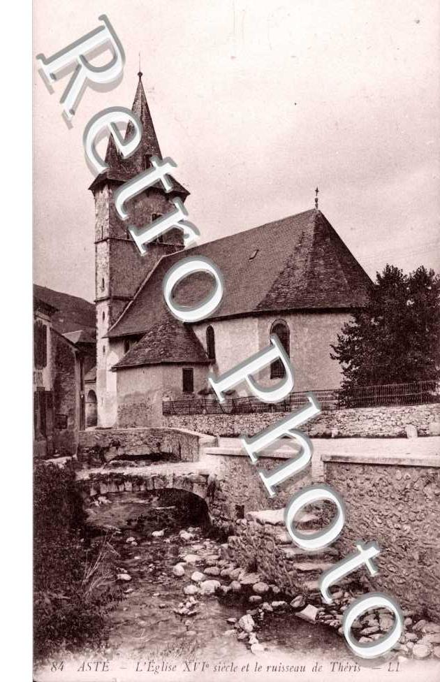 L'eglise et les ruisseaux de Theris