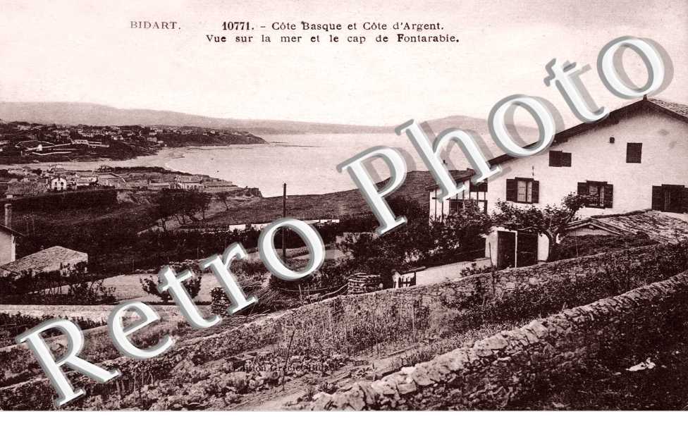 vue sur la mer et le Cap de Fontarabie