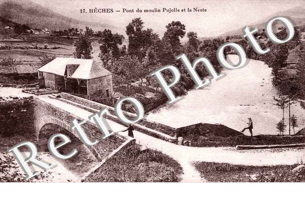 Pont du moulin Pujolle et la Neste
