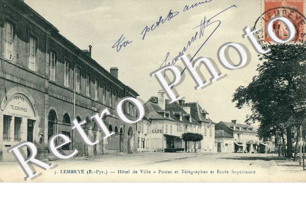 Hotel de ville - postes et telegraphes et ecole superieure