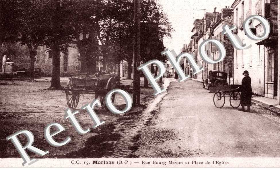 Rue Bourg Mayon et place de l'eglise