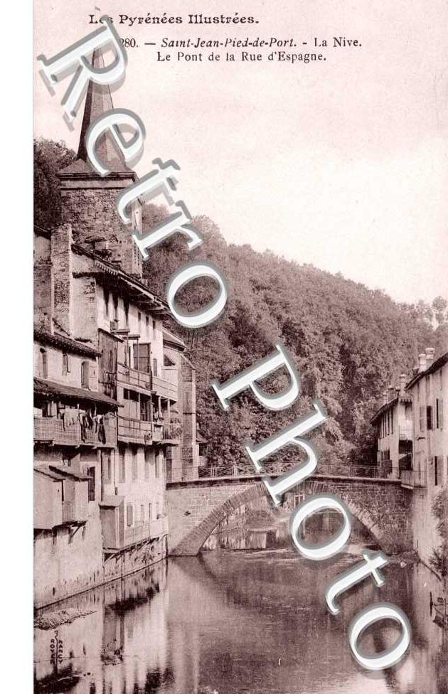 La Nive, le Pont de la Rue d'Espagne