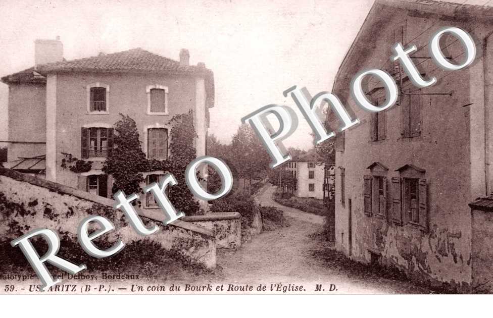 Un coin de bourk et route de l'eglise