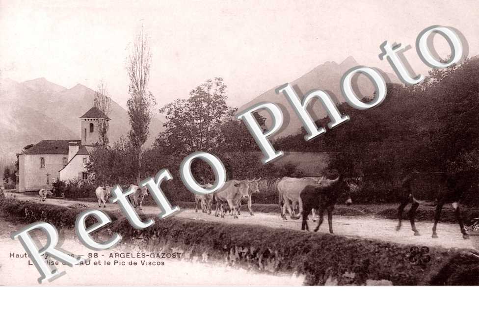 l'Eglise de Lau et le Pic de Viscos