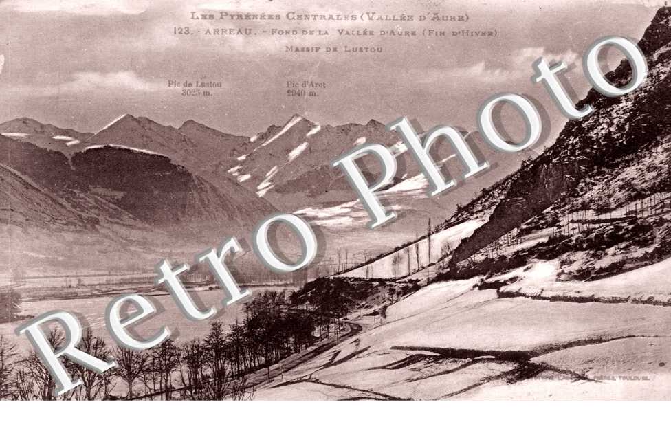 Pont de la Vallee d'Aure, Massif de Lustou