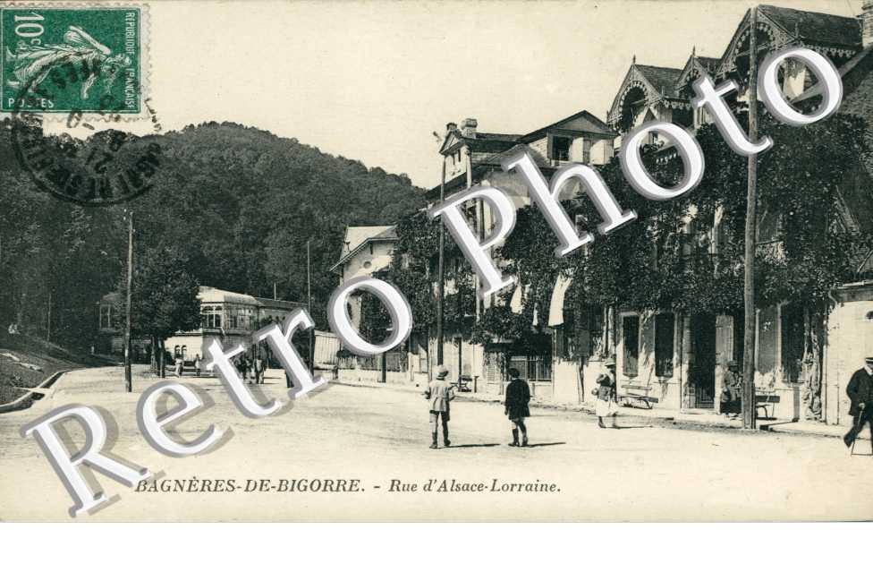 Bagneres-de-Bigorre, Rue d'Alsace-Lorraine
