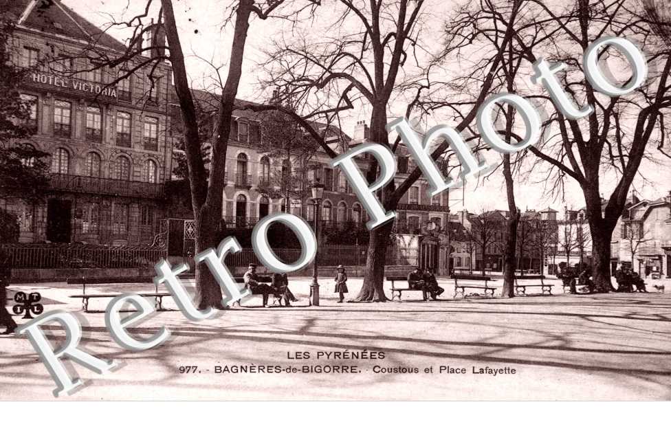 Bagneres-de-Bigorre, Coustous et Place Lafayette