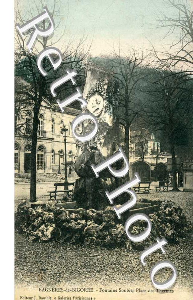 Bagneres-de-Bigorre, Fontaine Soubies Place des Thermes