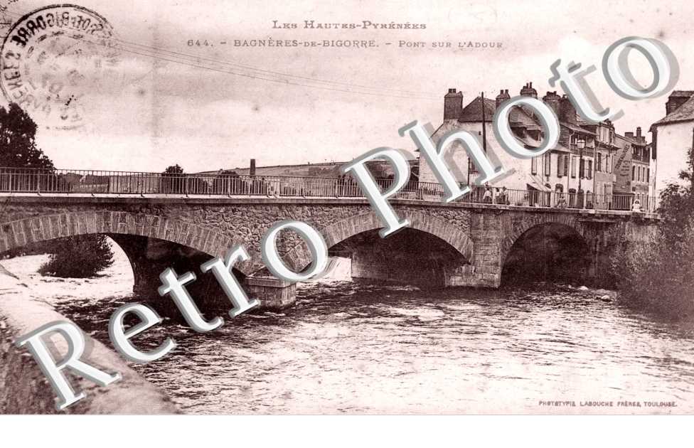 Bagneres-de-Bigorre, Pont sur l'Adour