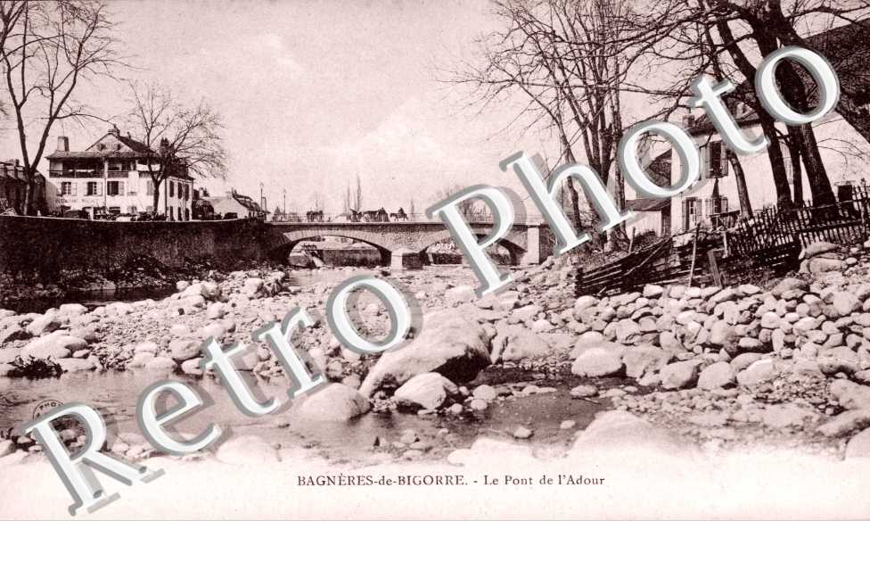 Bagneres-de-Bigorre, le Pont de l'Adour