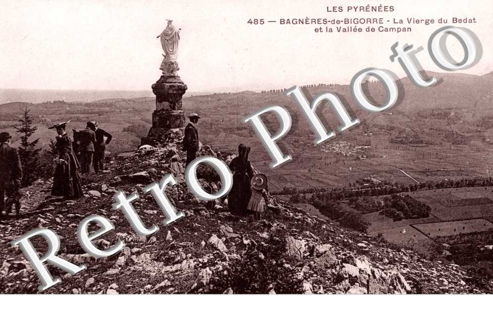 Bagneres-de-Bigorre, la Vierge du Bedat et la Vallee de Campan