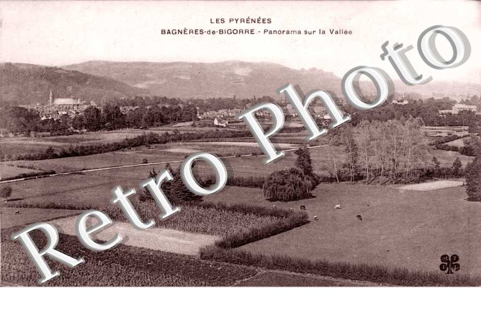 Bagneres-de-Bigorre, Panorama sur la Vallee