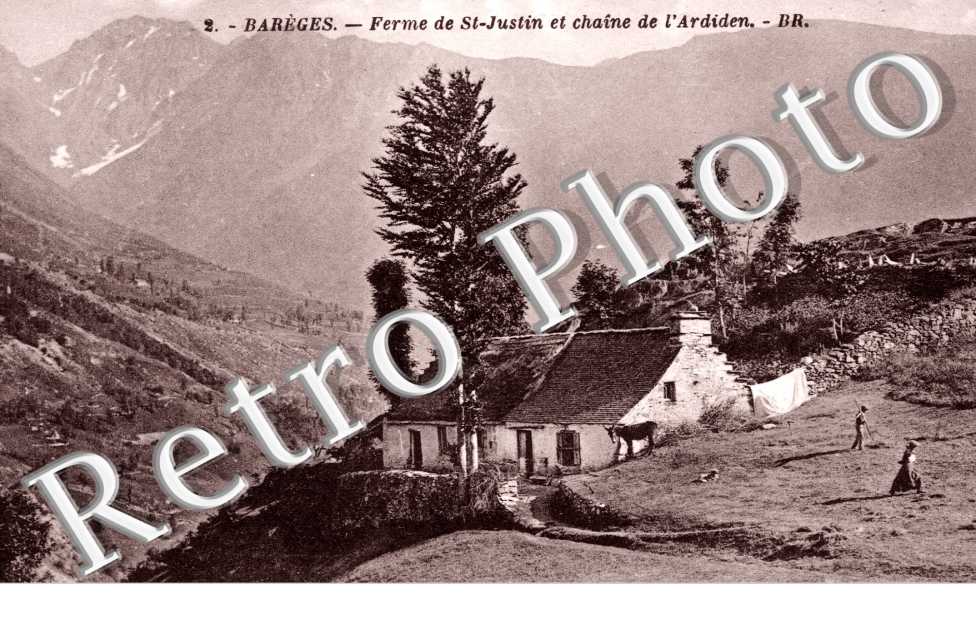 Ferme de St Justin et Chaine de l'Ardiden