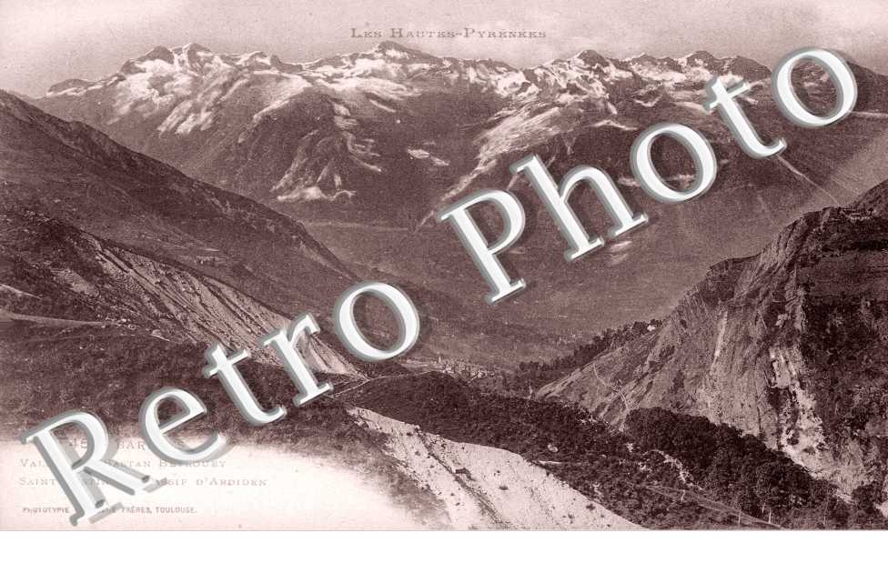Vallee du Bastan Betrouey  Saint-Justin et massif d'Ardiden