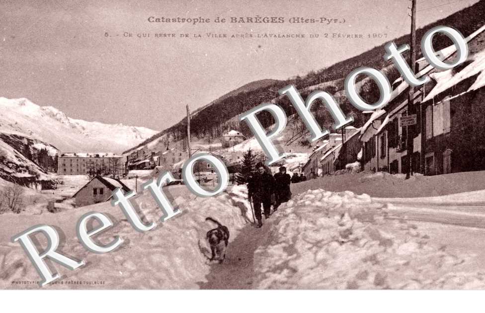 Le Village apres l'avalanche 1907