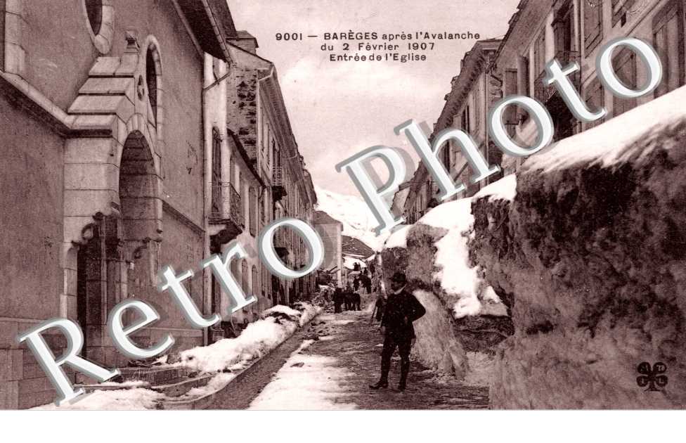 L'Eglise apres l'avalanche 1907