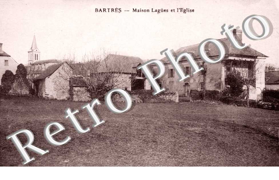 Maison Lagues et l'Eglise